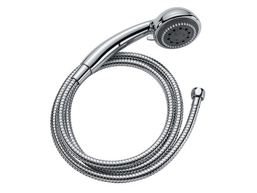 [90290474 1520583] diaqua® Duschbrausen-Set Deimos Cinco PCR, 180 cm, Verchromt