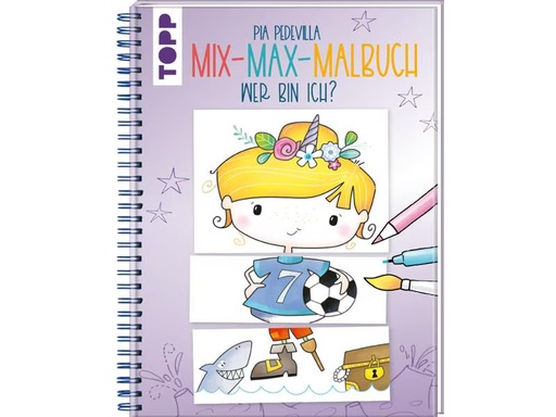[90290622 1544986] Frechverlag Malbuch Mix-Max Wer bin ich 48 Seiten