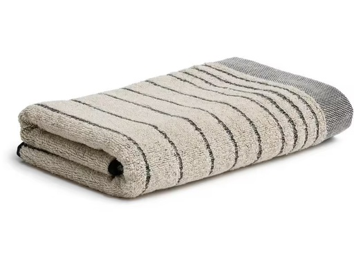 [90290631 1539410] Möve Handtuch Eden Querstreifen 50 x 100 cm, Nature