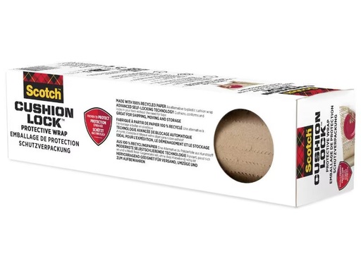 [90290659 1545809] Scotch Packpapier Cushion Lock 304 mm x 9.14 m, 1 Rolle