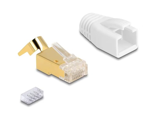 [90290693 1548299] Delock Stecker RJ45, S/FTP, Cat.7 25 Stück, Transparent