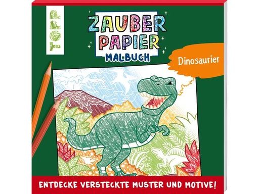 [90290719 1545006] Frechverlag Malbuch Zauberpapier Dinosaurier 48 Seiten