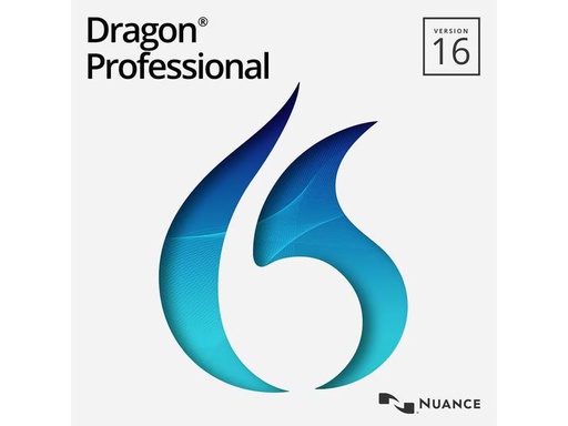 [90290788 1540799] Nuance Dragon Professional Individual 16 ESD, Vollversion, Englisch
