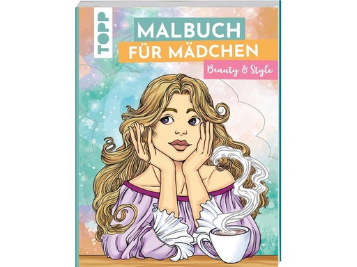 [90290792 1544987] Frechverlag Malbuch für Kinder Beauty &amp; Style 96 Seiten