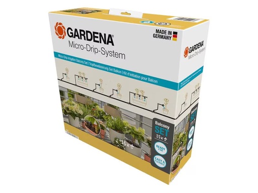 [90290836 1471435] Gardena Start-Set Tropfbewässerung für Balkone Micro-Drip-System