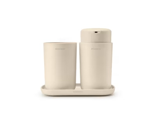[90290915 1547284] Brabantia Seifenspender-Set ReNew Set 250 ml, Beige