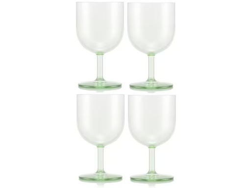 [90290916 1532441] Bodum Outdoor-Weinglas Oktett 250 ml, Grün, 4 Stück