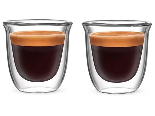 [90291053 1538857] Bialetti Espresso Becher Firenze 80 ml, 1 Stück, Transparent
