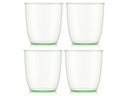 Bodum Outdoor-Becher Kvadrant 200 ml, Grün, 4 Stück