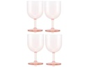 Bodum Outdoor-Weinglas Oktett 250 ml, Rosa, 4 Stück