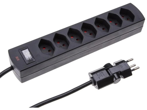 [90048788 344945] Max Hauri Steckdosenleiste Safety-Line 7x T13