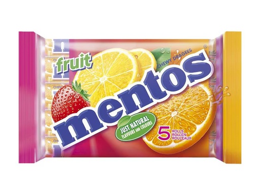 [90291291 1549386] Mentos Bonbons Fruit 190 g