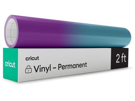 [90291306 1543099] Cricut Vinylfolie Wärmeaktiviert 30 x 60 cm, Violett/Türkis