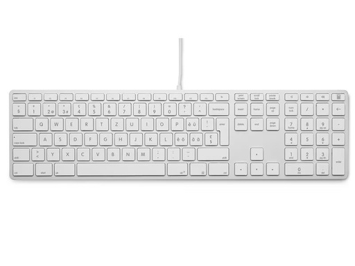 [90291322 1542343] LMP Tastatur KB-3421 USB Silber