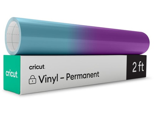 [90291335 1543098] Cricut Vinylfolie Kälteaktiviert 30 x 60 cm, Türkis/Violett