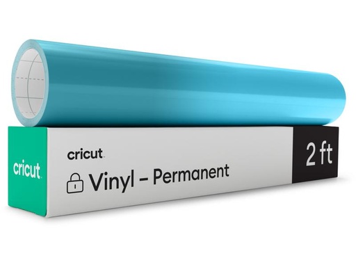 [90291358 1543097] Cricut Vinylfolie Wärmeaktiviert 30 x 60 cm, Türkis/Hellblau