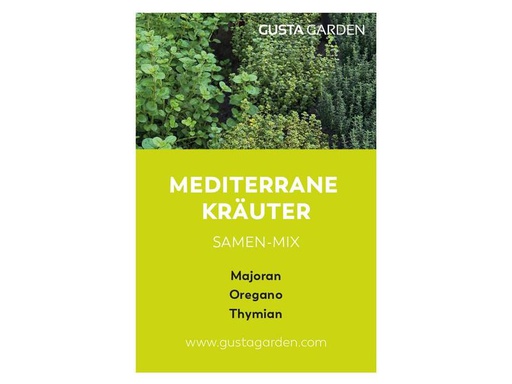 [90291413 1547127] Gusta Garden Samen Mix Mediterrane Kräuter HARRY HERBS