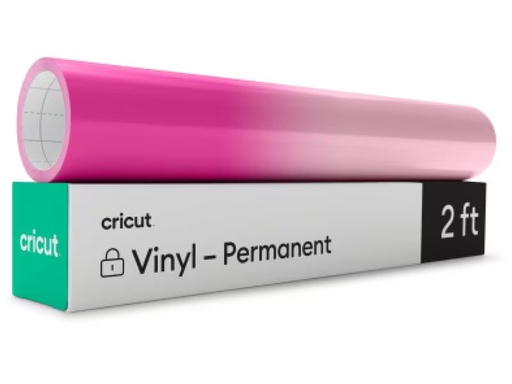 [90291551 1543095] Cricut Vinylfolie Wärmeaktiviert 30 x 60 cm, Magenta/Hellpink