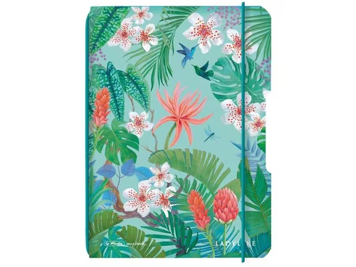 [90291562 1496906] Herlitz Notizheft Ladylike Jungle A6, 40 Blätter, punktiert