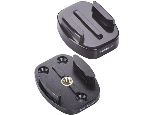 [90291761 1547976] Mantona Schnellwechselplatte Set GoPro 1/4 Zoll