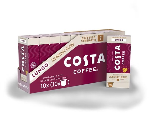 [90291772 1541403] Costa Coffee Kaffeekapseln Signature Blend Lungo 100 Stück