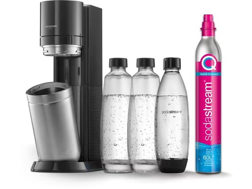 [90291783 1551785] Sodastream Wassersprudler Duo Mega Pack Schwarz