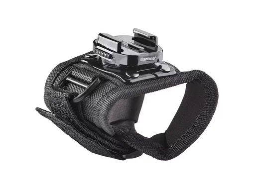[90291804 1547977] Mantona Handschuh mit 360° Schnellspann Halterung für GoPro