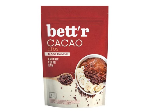 [90291817 1555464] Bett'r Bio Kakao Nibs roh 200 g