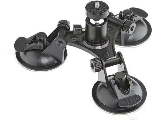 [90291831 1547981] Mantona Saugnapfhalterung L GoPro + 1/4