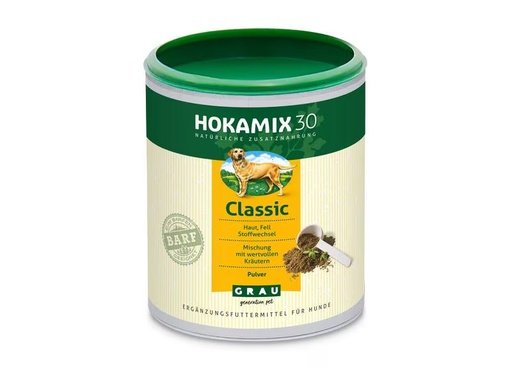 [90291899 1542296] Grau Hunde-Nahrungsergänzung Hokamix30 Classic Pulver, 400 g