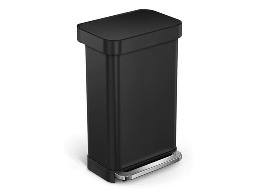 [90292013 1553972] Simplehuman Treteimer 45 l, Schwarz matt