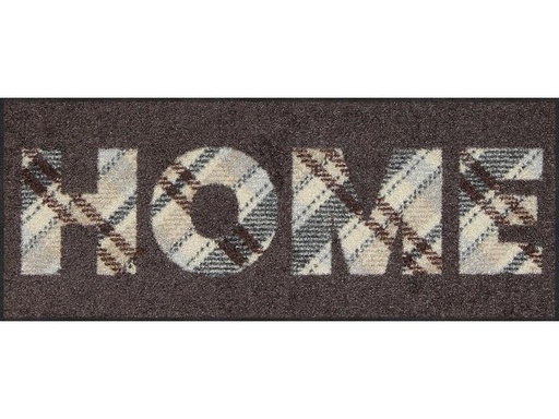 [90292082 1543750] Salonlöwe Fussmatte Tartan Home Brown 30 cm x 75 cm