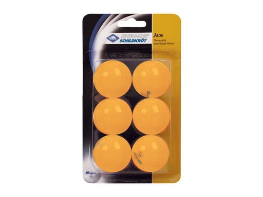 [90048880 346621] DONIC Schildkröt Tischtennisball Jade 6er Pack Orange