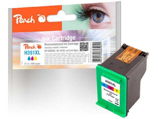 [90292187 1554682] Peach Tintenset HP Nr. 351XL/CB338EE C/M/Y