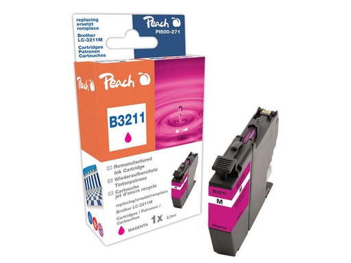 [90292296 1553734] Peach Tinte Brother LC-3211 Magenta