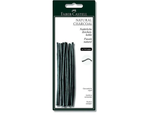 [90048927 252233] Faber-Castell Zeichenkohle Faber-Castell PITT Monochrome 12 Stück