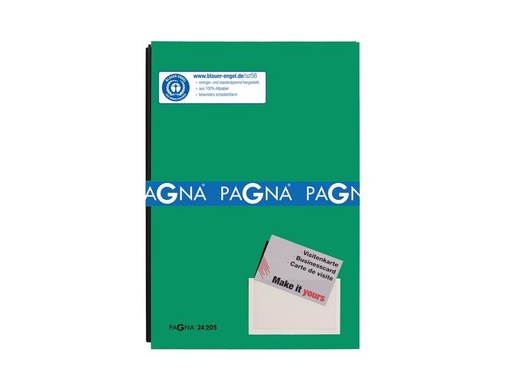 [90048975 1191085] Pagna Unterschriftenmappe Color mit 20 Fächer, Grün