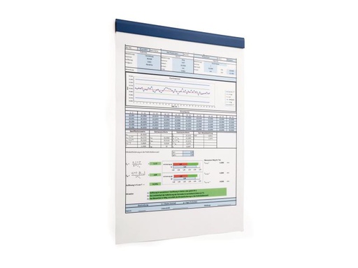 [90048996 888488] DURABLE Papierklemme Durafix Rail 210 mm Dunkelblau