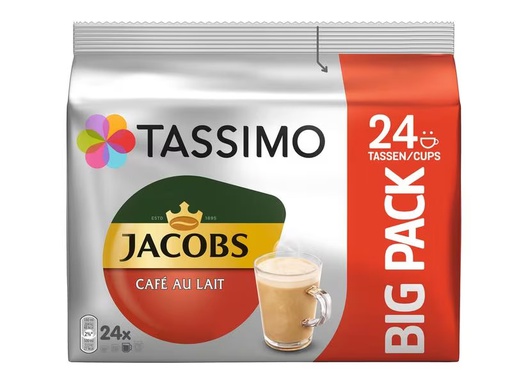 [90292595 1556535] TASSIMO Kaffeekapseln T DISC Jacobs Café au Lait 24 Stück