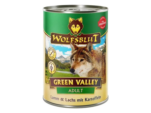 [90292648 1549416] Wolfsblut Nassfutter Dog Dose Green Valley, 395g