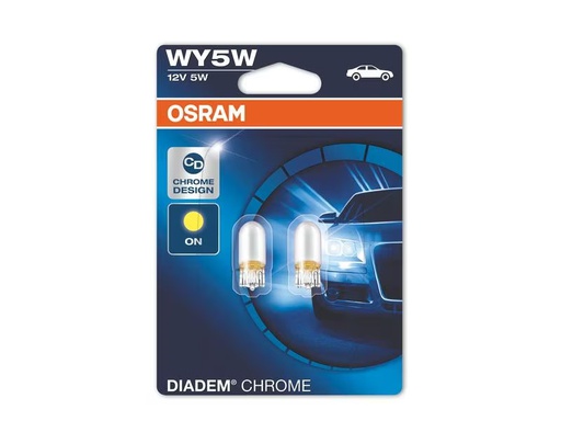 [90292784 1549458] OSRAM Signallampen Diadem Chrome WY5W W2.1 x 9.5d PKW