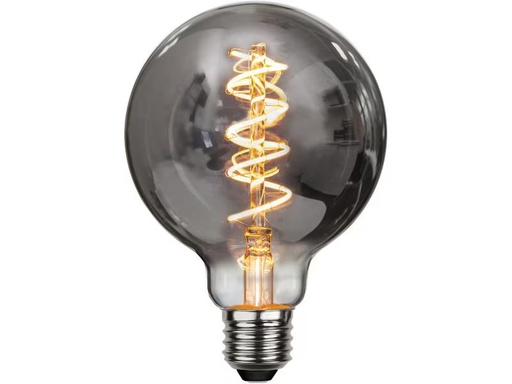 [90292804 1556577] Star Trading Lampe LED Spiral Filament Smoke, 2 W (15 W), E27, Warmweiss