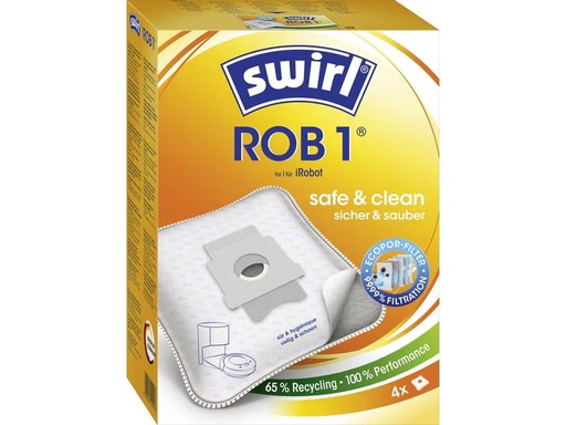 [90292856 1556749] Swirl Staubfilterbeutel ROB 1 4 Stück