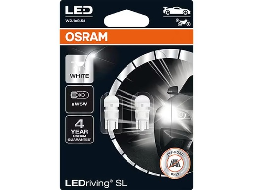 [90292883 1549457] OSRAM Signallampen LEDriving SL White W5W W2.1 x 9.5d PKW
