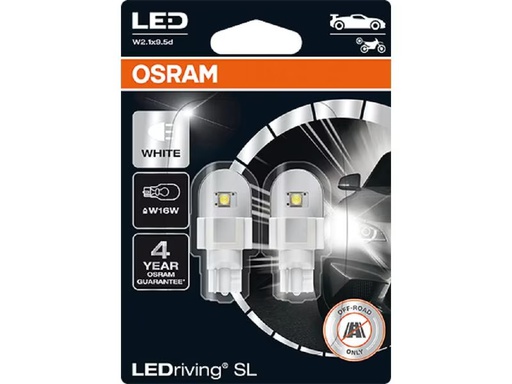 [90292894 1549493] OSRAM LEDriving SL W16W W2.1x9.5d Motorrad/PKW