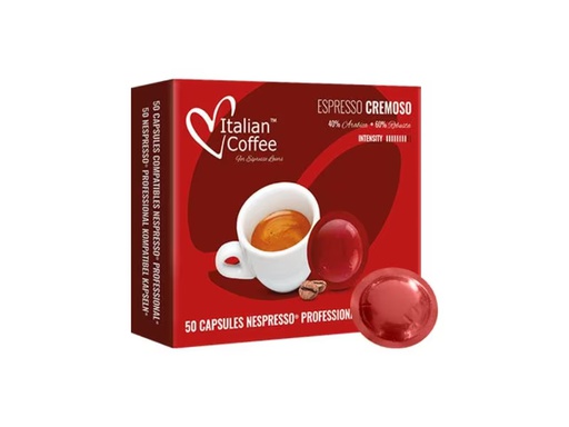 [90292955 1552093] Italian Coffee Professional Pads Cremoso 50 Stück