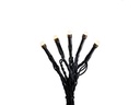 Konstsmide LED-Lichterkette Solar, 200 LEDs, Schwarz