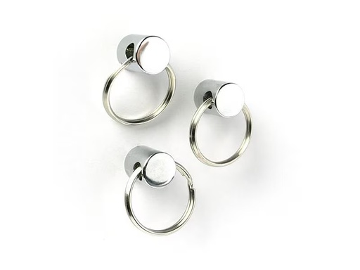 [90293183 1557143] Trendform Hakenmagnet Ringe 3er Set, Silber