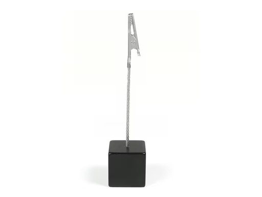 [90293205 1557161] Trendform Tischkarte Halter Cube 1 Stück, Schwarz matt