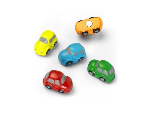 [90293211 1557135] Trendform Haftmagnet Auto 5er Set, Mehrfarbig